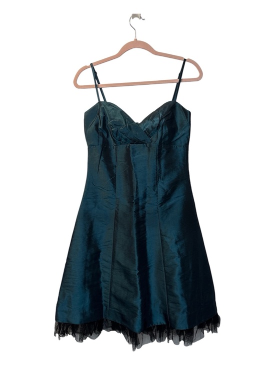 X:S Clothing Dresses & Skirts - ⭐️ X:S Clothing Metallic Teal Cocktail Dress with Tulle Hem - size Small